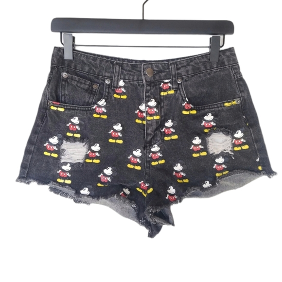 Disney Pants - Disney | Mickey Mouse Jean shorts distressed jeans Size 26